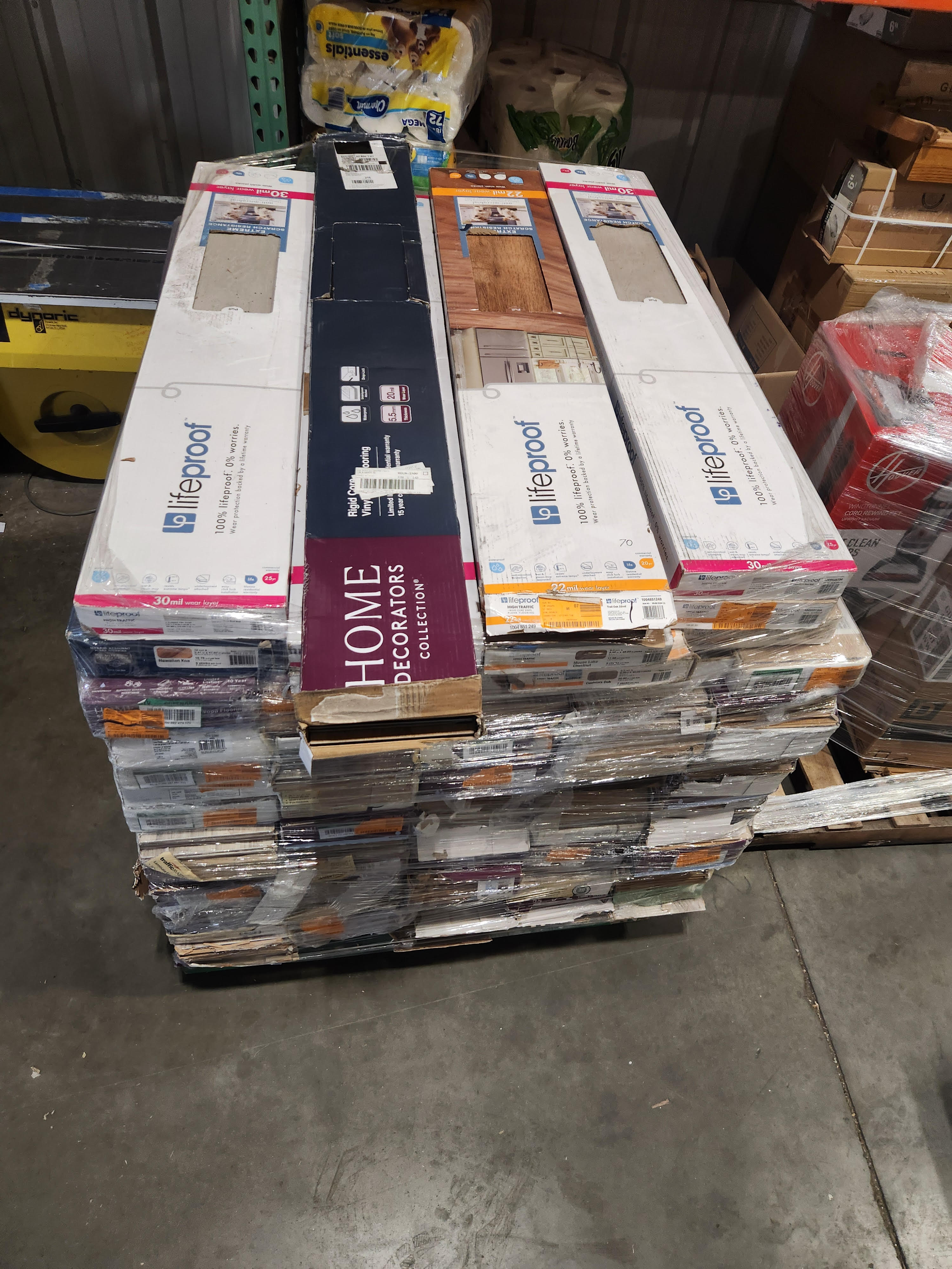 Wholesale Pallet Lot Miscellaneous Flooring Items
