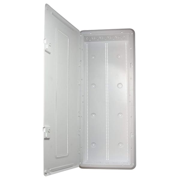 Legrand On-Q 42 in. (45.28 in. Total) Wi-Fi Ready Structured Media Plastic Enclosure with Trim Ring and Hinged Door