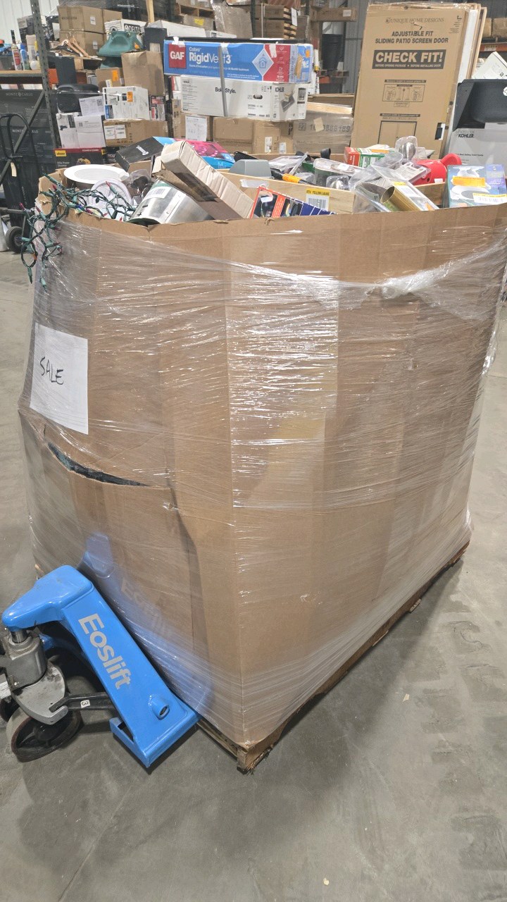 WHOLESALE PALLET LOT OF GENERAL MERCHANDISE
