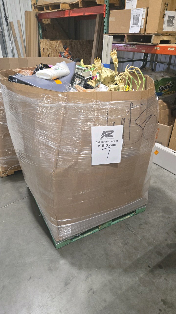 WHOLESALE PALLET LOT OF GENERAL MERCHANDISE