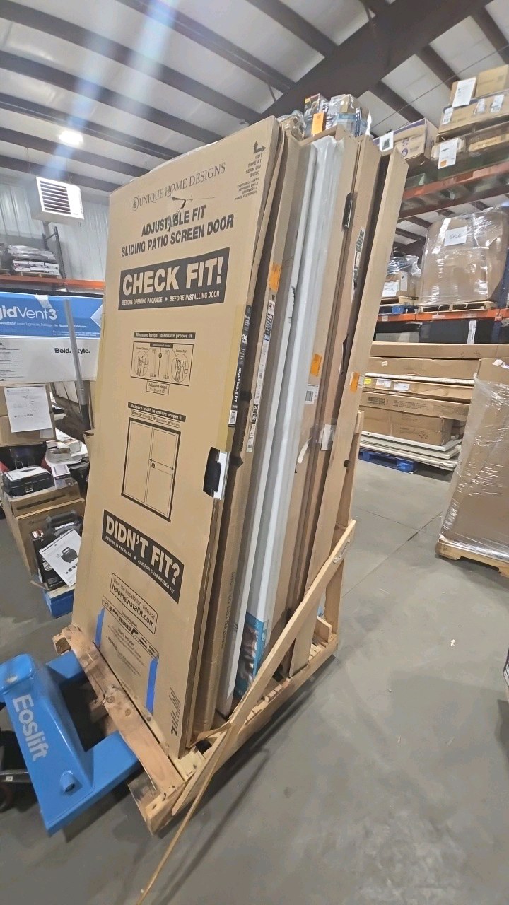 pallet of doors
