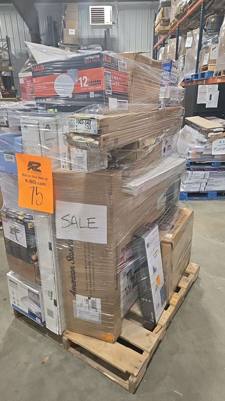 WHOLESALE PALLET LOT OF GENERAL MERCHANDISE