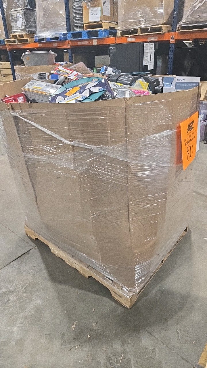 WHOLESALE PALLET LOT OF GENERAL MERCHANDISE