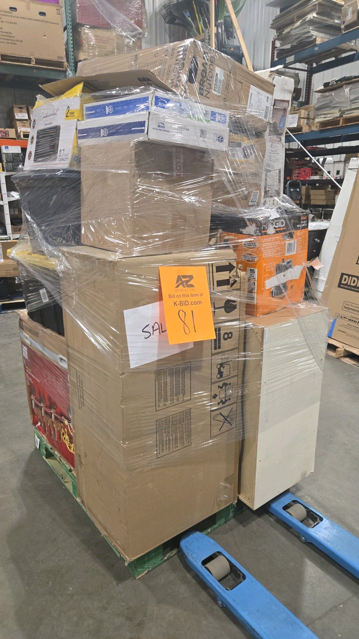 WHOLESALE PALLET LOT OF GENERAL MERCHANDISE
