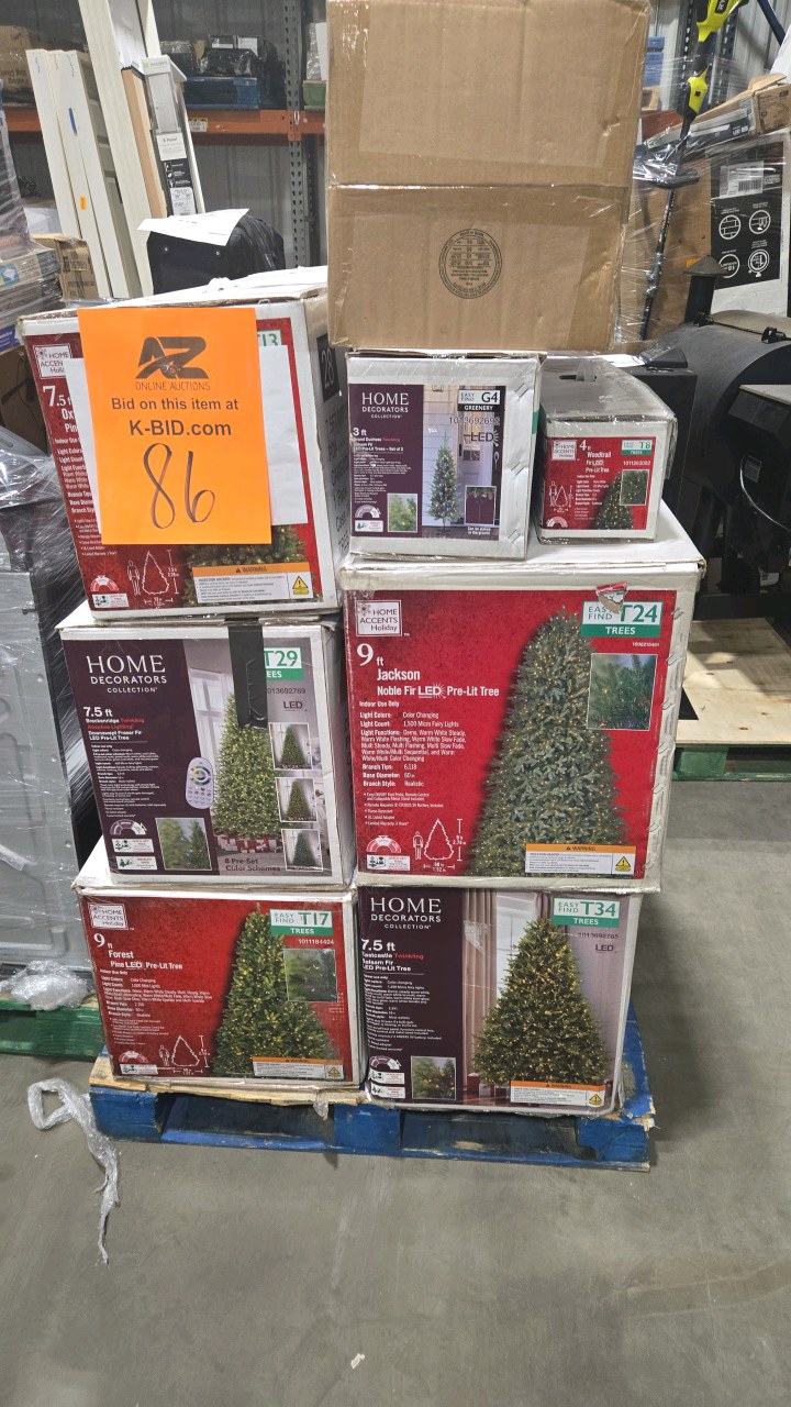 Christmas Holiday Sale  Pallet of Store Returns