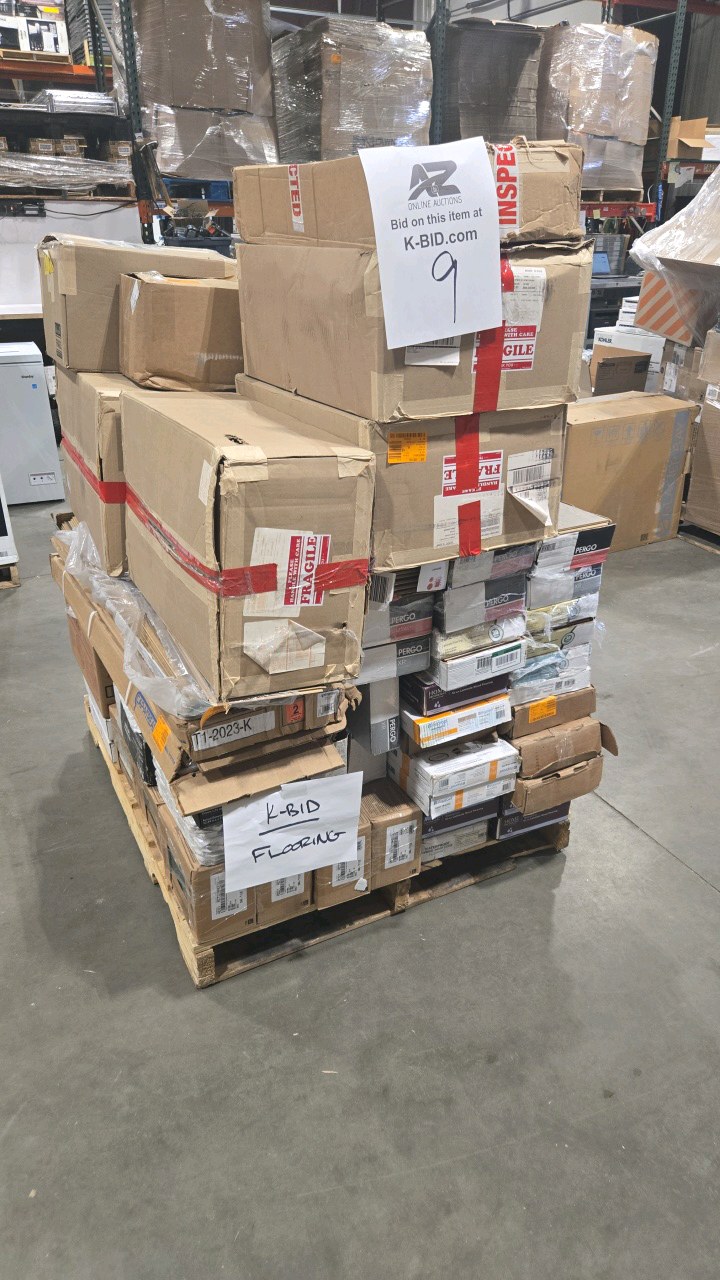 Wholesale Pallet Lot Miscellaneous Flooring Items