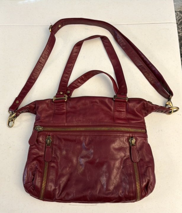 RED Latico Leather Tote Purse
