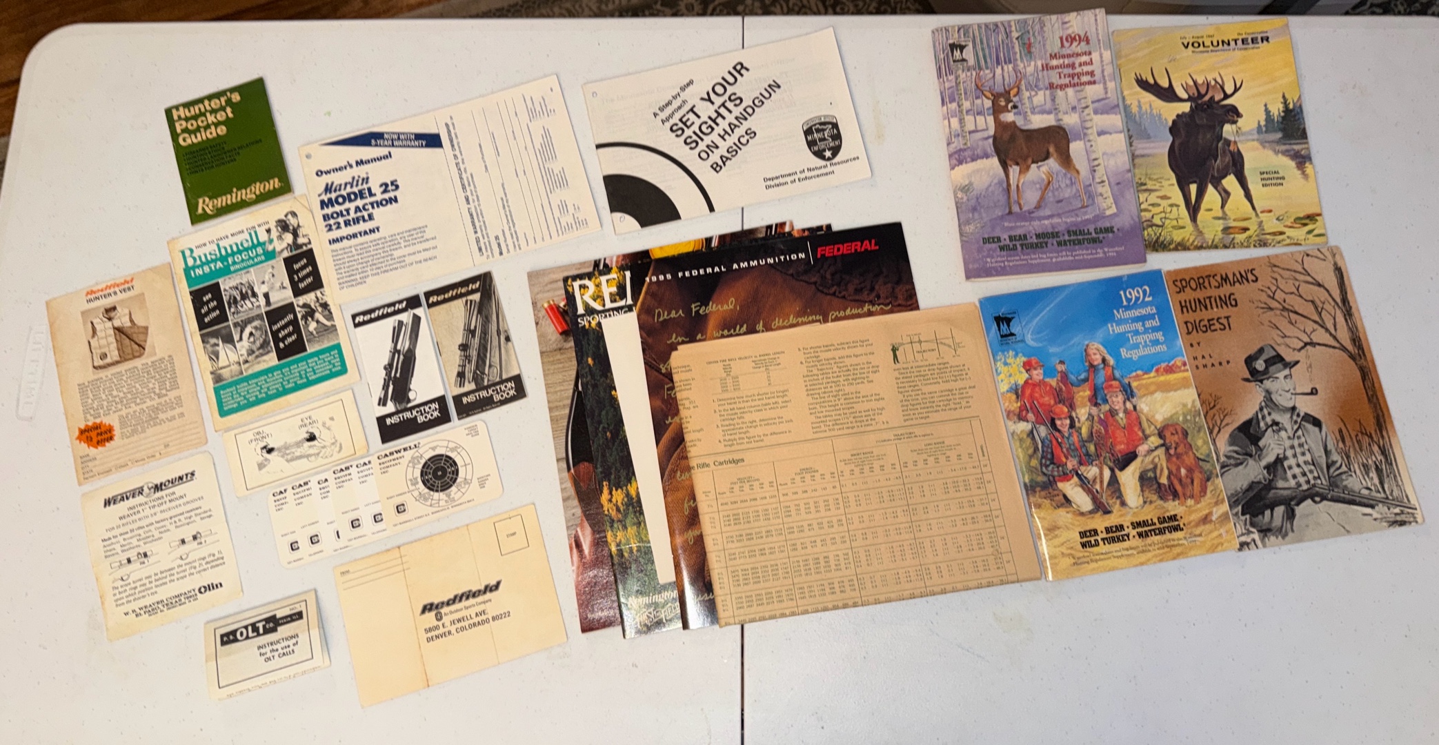 VINTAGE Firearm & Hunting advertisements & targets