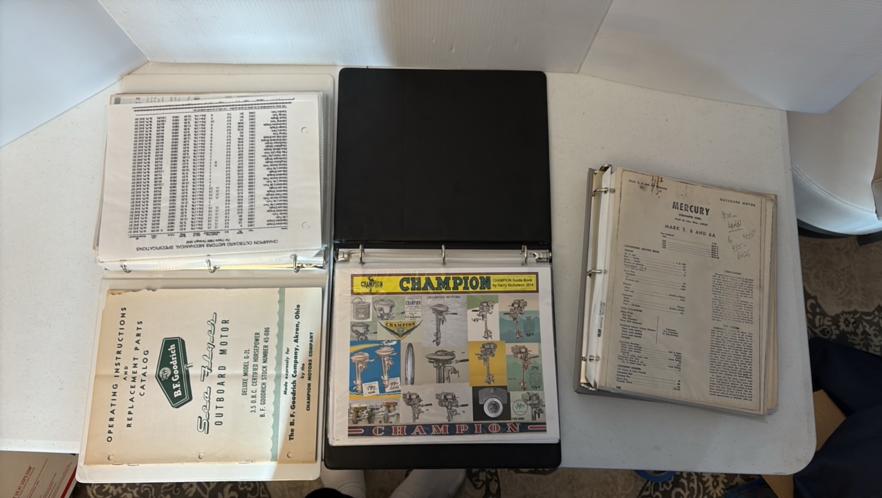 VINTAGE Outboard Motor manuals
