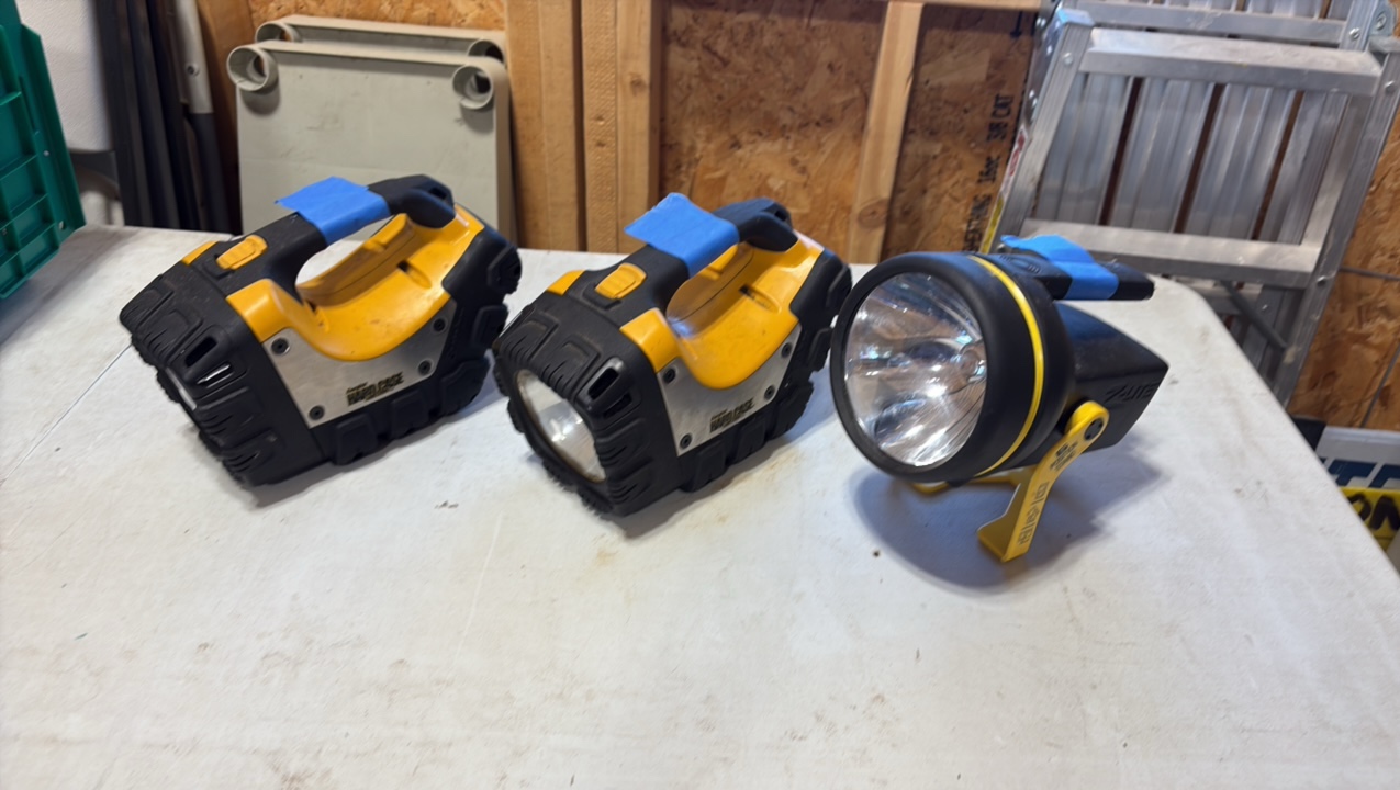 (3) LIGHTS Energizer Hardcase Lanterns Z-Lite LED Spotlight