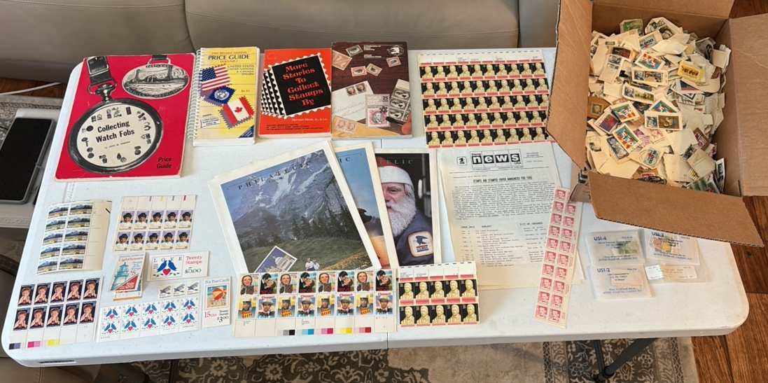 VINTAGE collectible stamps and stamp books