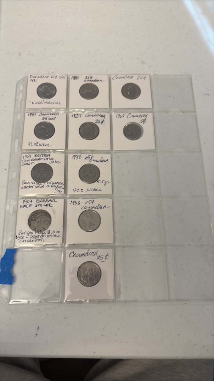 COINS Canadian and British
