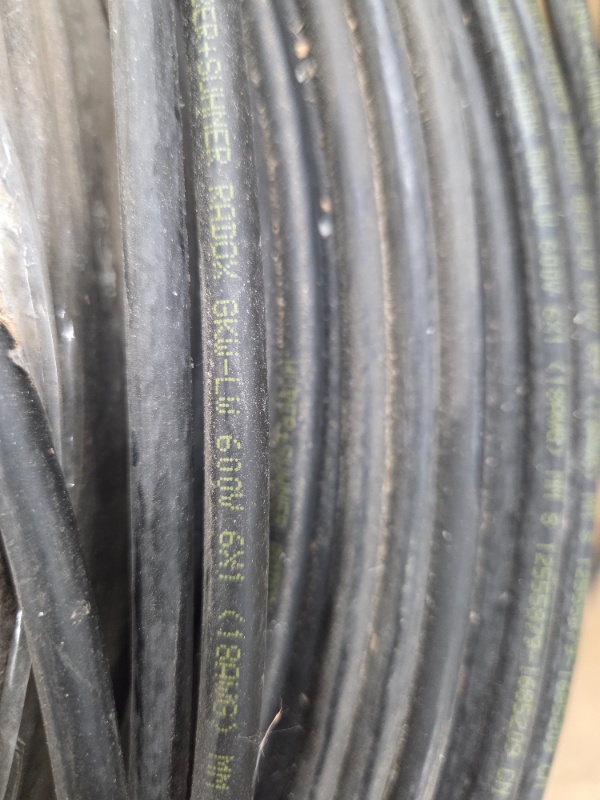HUBERS-SUHNER Radix GMH-Li 600V 6x1.5mm2 Black Electrical Cable Roll