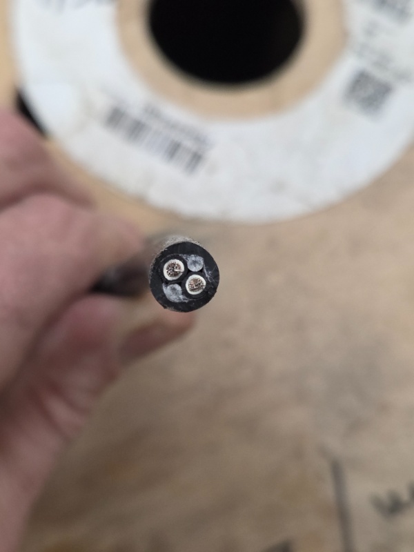 HuberSuhner 2x1.5mm2 600V Electrical Cable Partial Reel