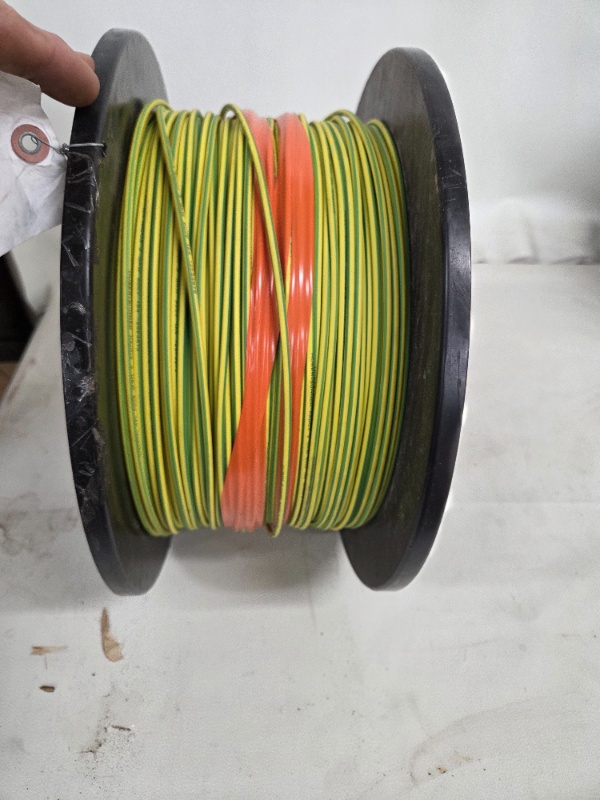HuberSuhner Radox 3 GKW 600V 1G4 GNYE Wire Spool