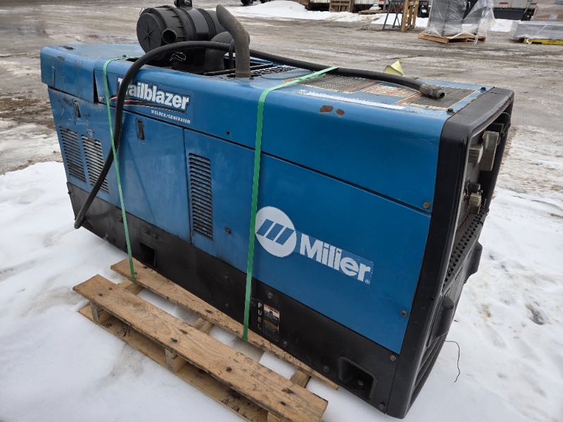 Miller Trailblazer 302 Air Pak Welder Generator with Air Compressor