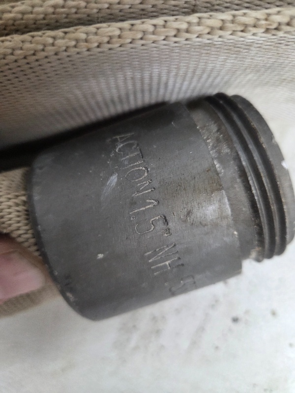 Used 1.5 Inch Fire Hose with Couplings