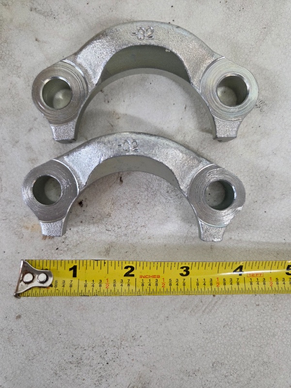 Lot of Split Flange Metal Clamps for Industrial Applications