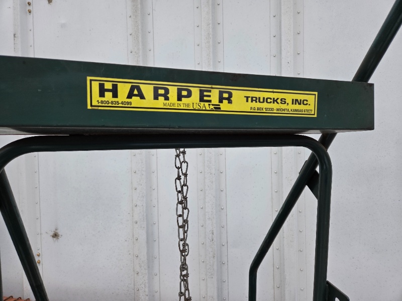Harper Trucks Steel Cylinder Hand Cart with Chain and Wheels