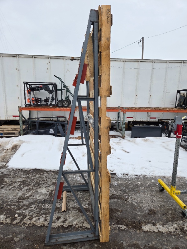 MECO Omaha Heavy Duty Industrial Wire Spool Rack with Crossbars
