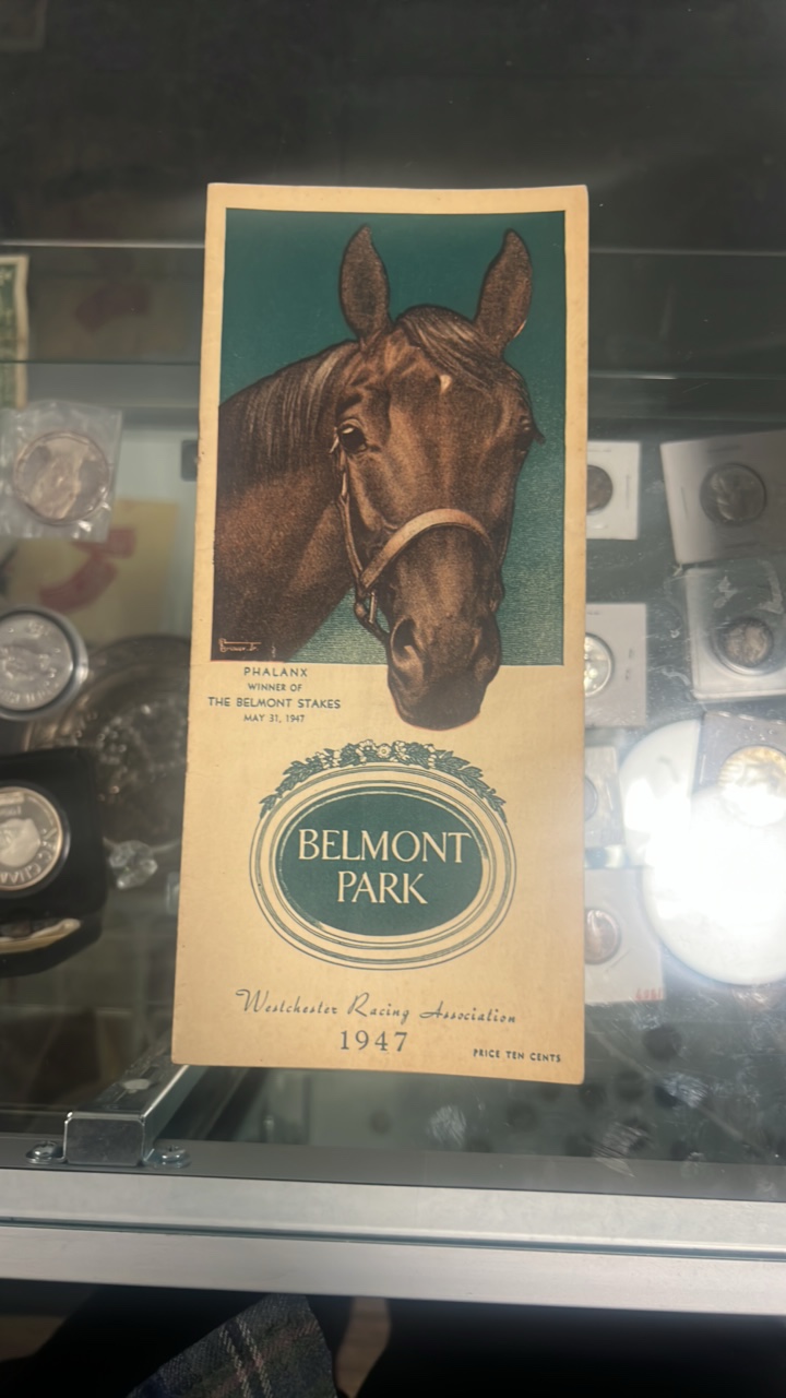 1947 Belmont park race program