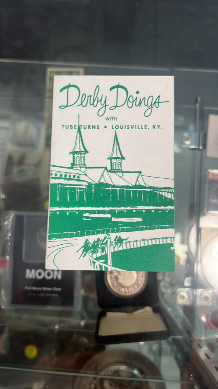 vintage Kentucky derby booklet