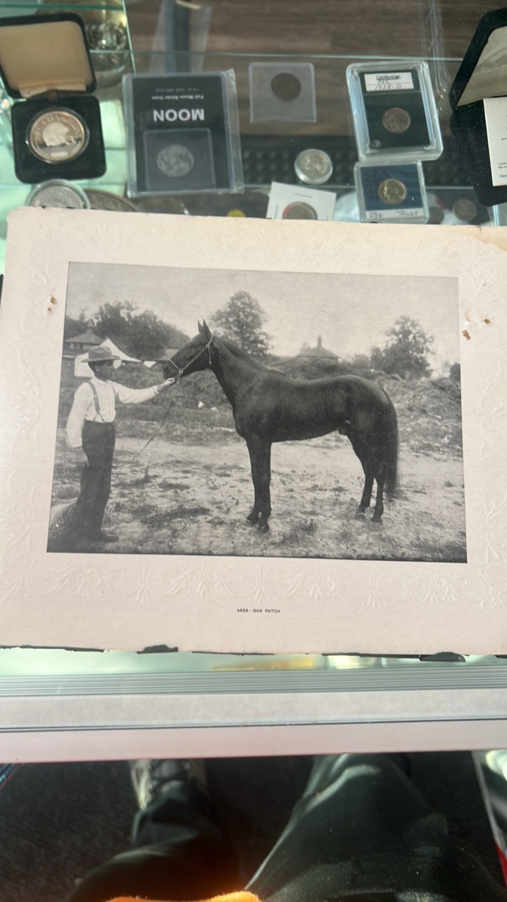 antique Dan patch photograph