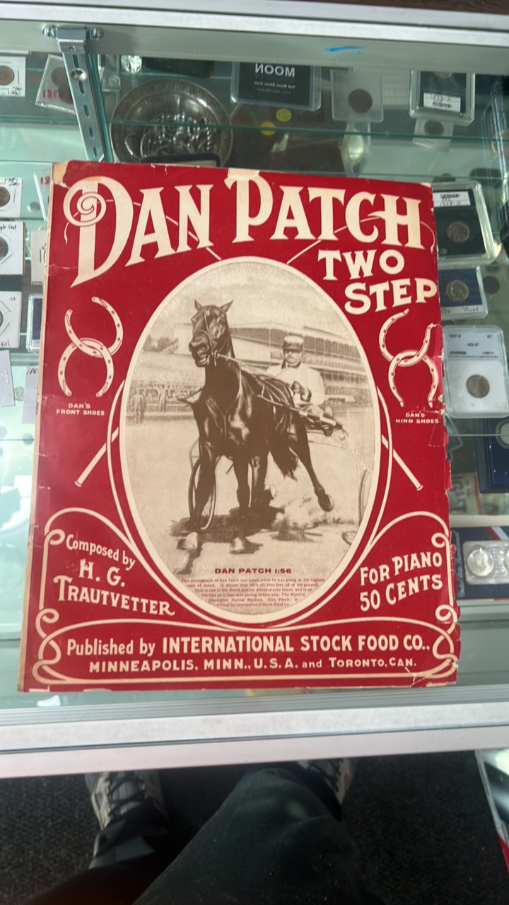 early 1900s Dan patch sheet music