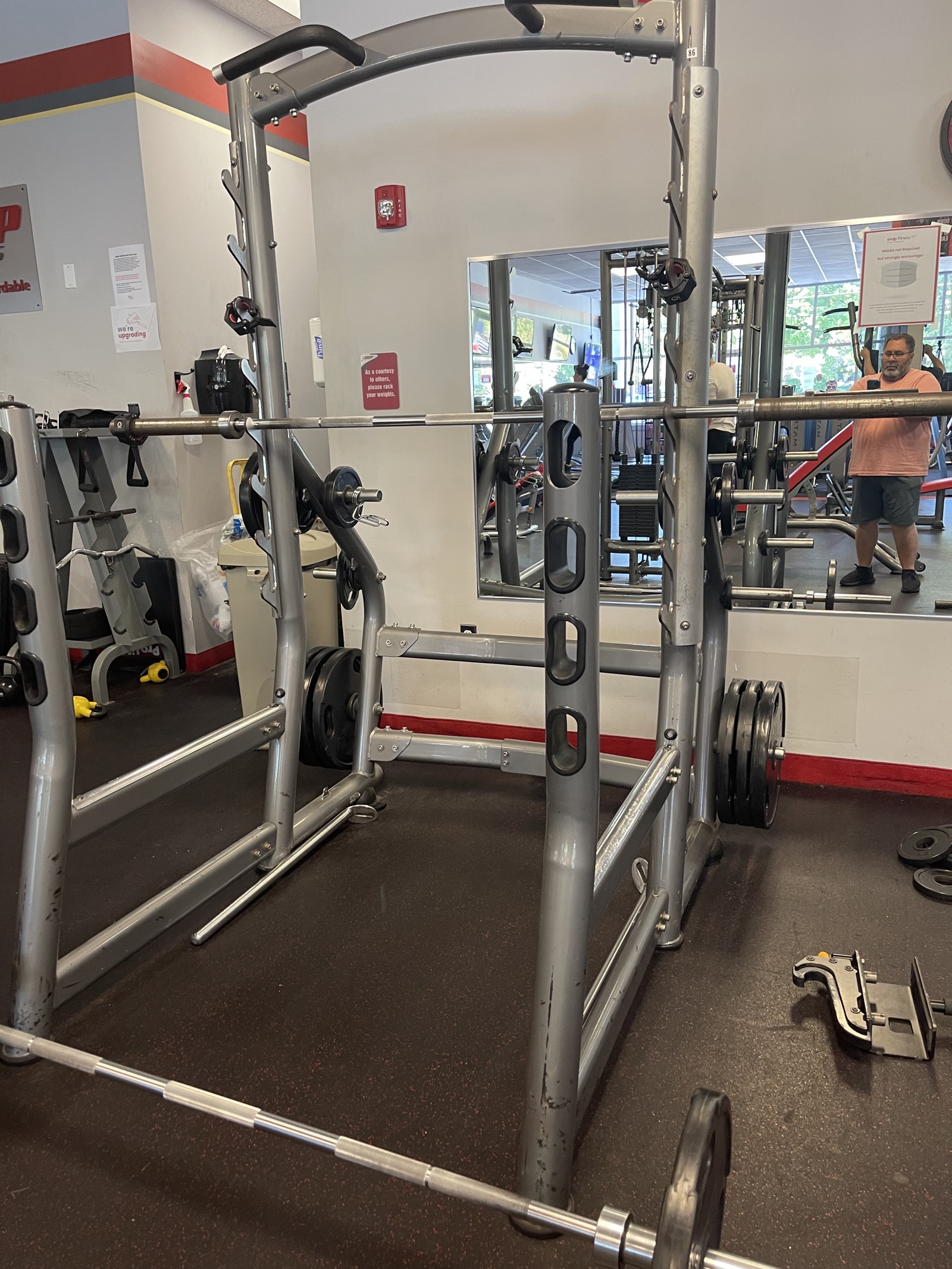 Matrix Magnum Commercial Smith Machine & Olympic Power Rack Combo - Pull-Up Bars - Gym Quality