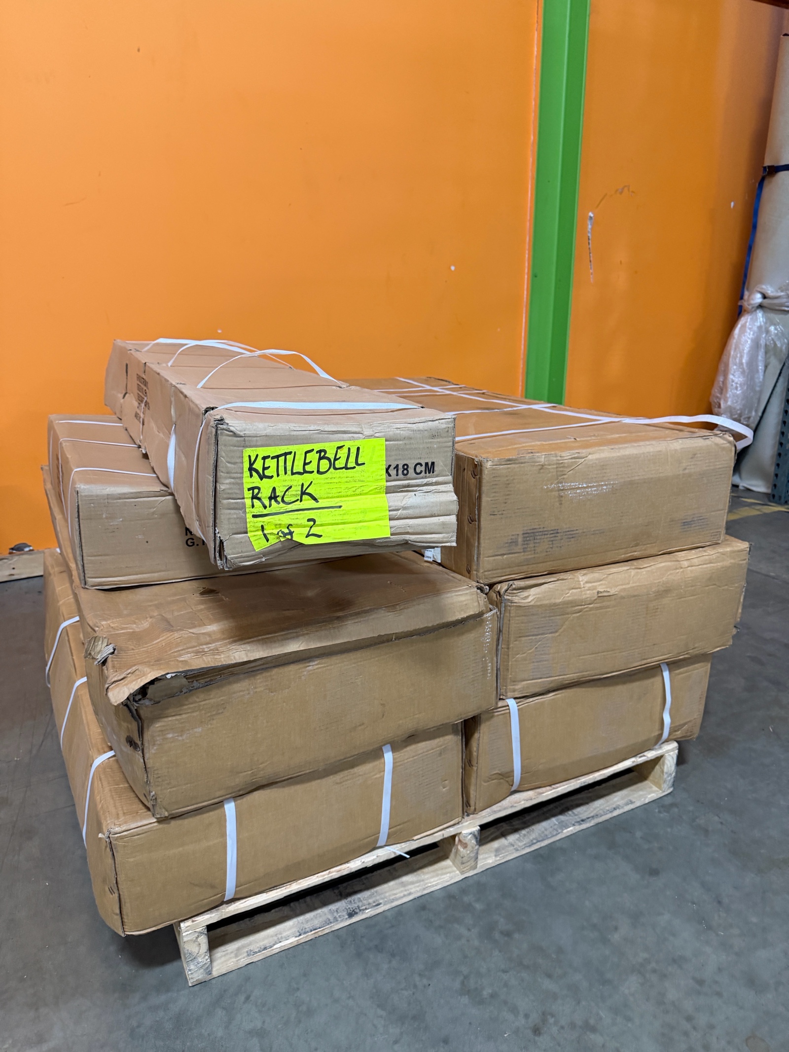 Commercial Kettlebell Storage Racks - Lot of 6 - ITEM HALTED - NOT AVAILABLE - PLEASE CONTACT AFFILIATE