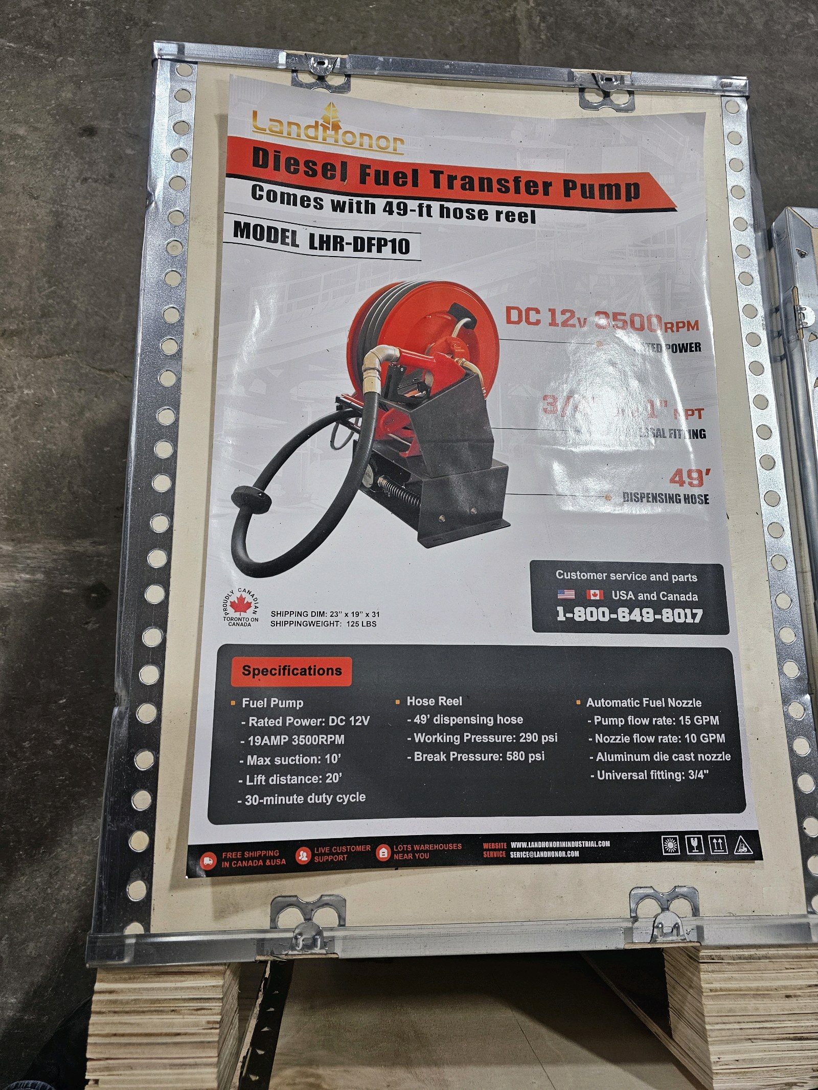 2026 Unused LandHonor Diesel Fuel Transfer Pump LHR-DFP10