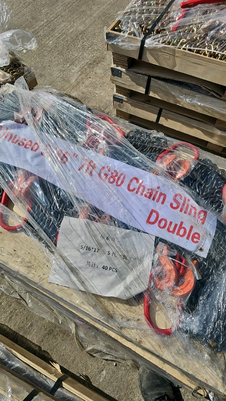 2026 Unused LandHonor 7 ft Double Legs Lifting Chain Sling LHR-G80