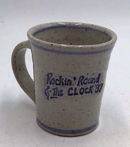 1987 Rockin Round The Clock Stoneware Mug  Limited Edition 97150
