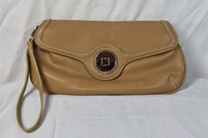 Liz Claiborne Leather Wristlet Clutch