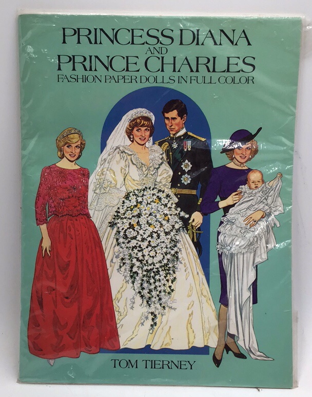 Princess Diana and Prince Charles Fashion Paper Dolls  Tom Tierney Dover