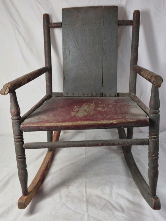 Vintage Childs Painted Rocking Chair