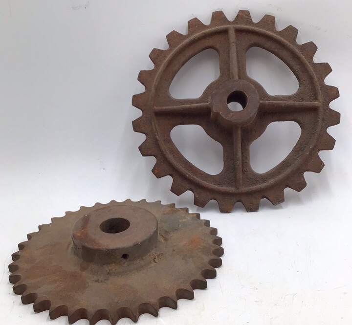 Vintage Cast Iron Sprockets