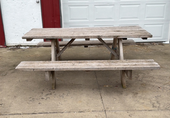 Wooden Picnic Table
