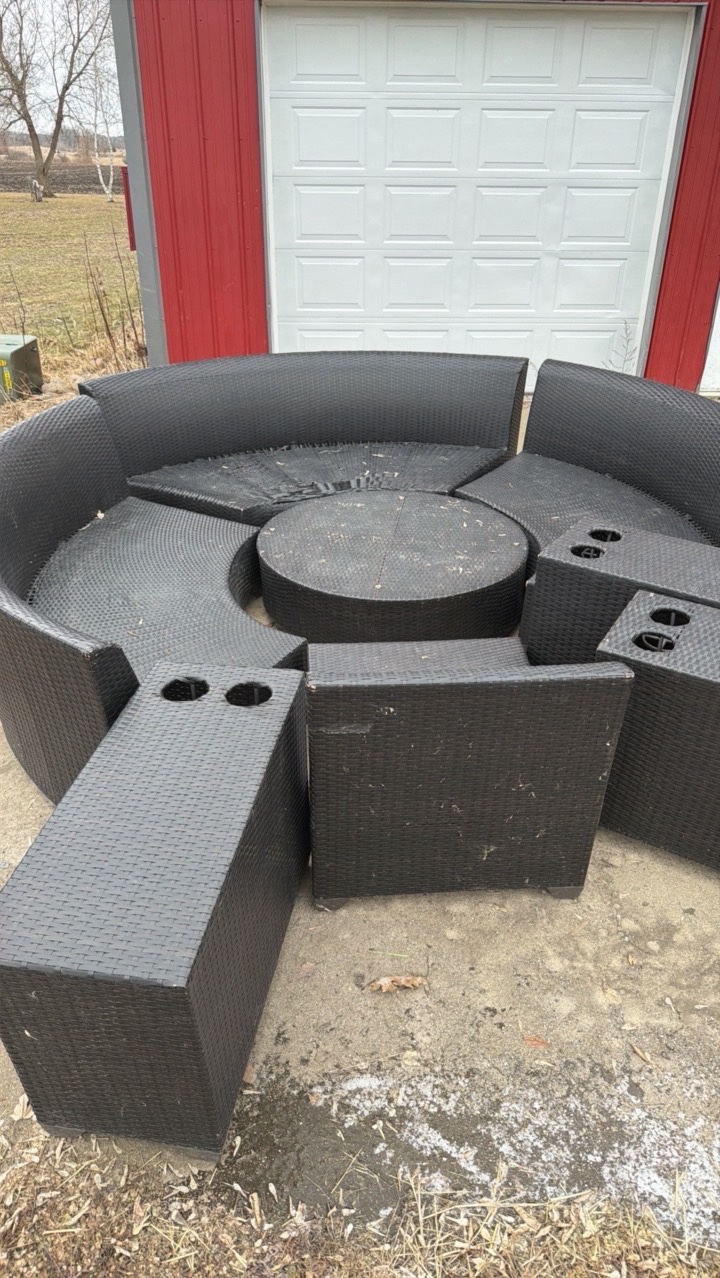 Patio Sectional Set