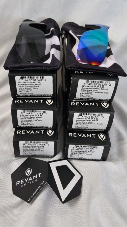 Revant Replacement Lenses for Oakley Batwolf