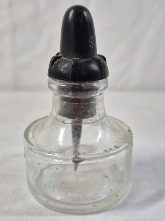 Vintage Glass Medicine Dropper Bottle