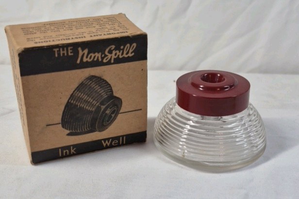 Vintage Non-Spill Ink Well