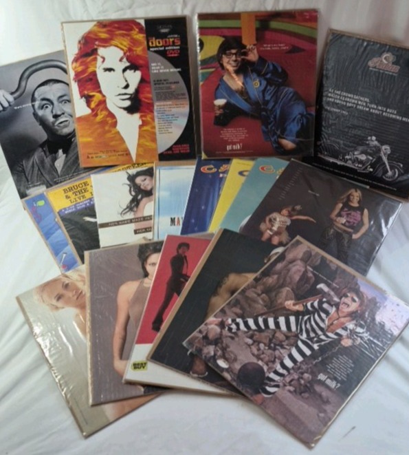 Vintage Music and Celebrity Magazine Advertisement   1960s-1970s Rock and Glam Collection