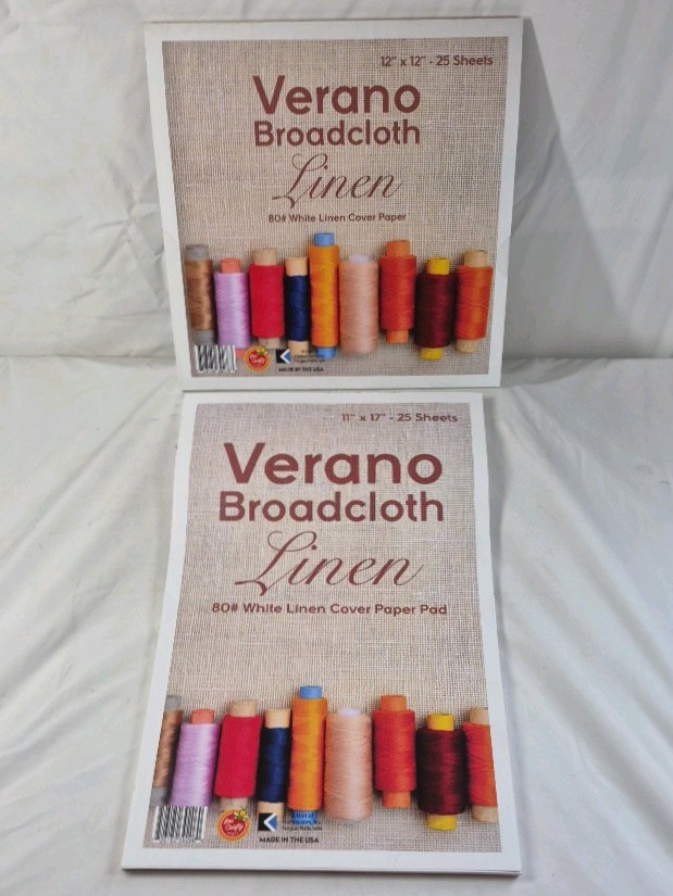 Verano Linen Cover Paper Pads