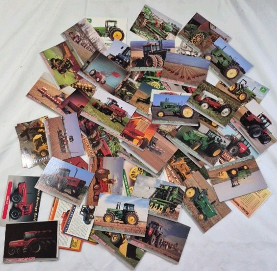 Collection of John Deere Tractor Trading Cards
