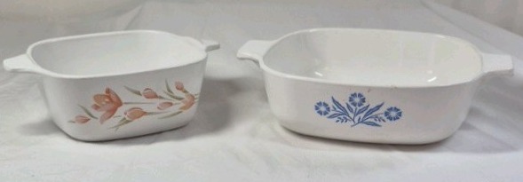 Vintage Corning Ware Casserole Dishes