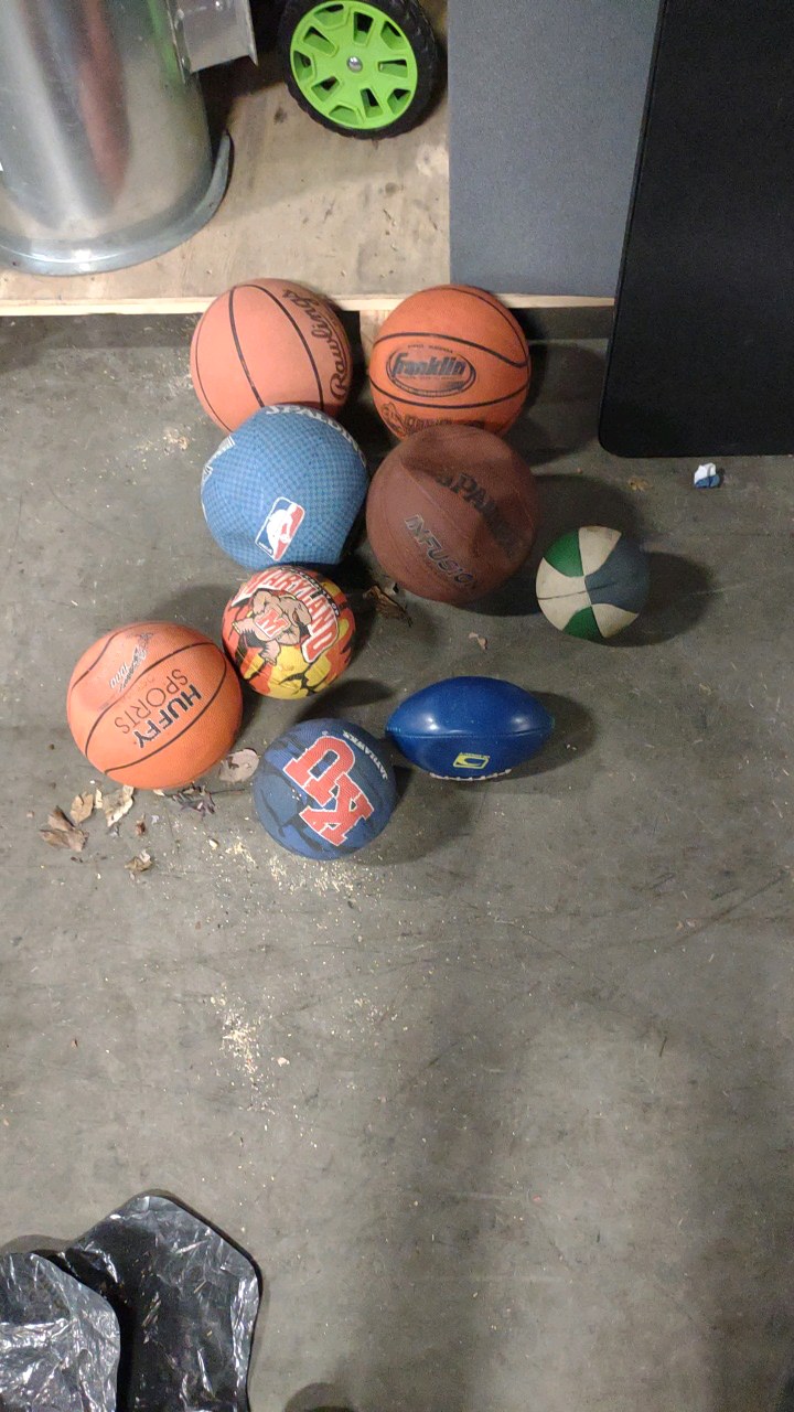 assorted balls