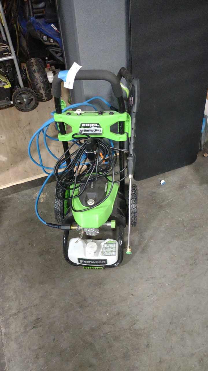Greenworks pressure washer