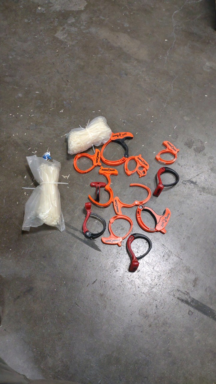 zip ties and cable cuffs