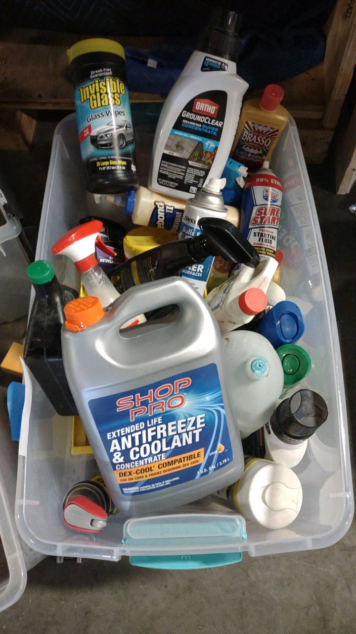 assorted chemicals